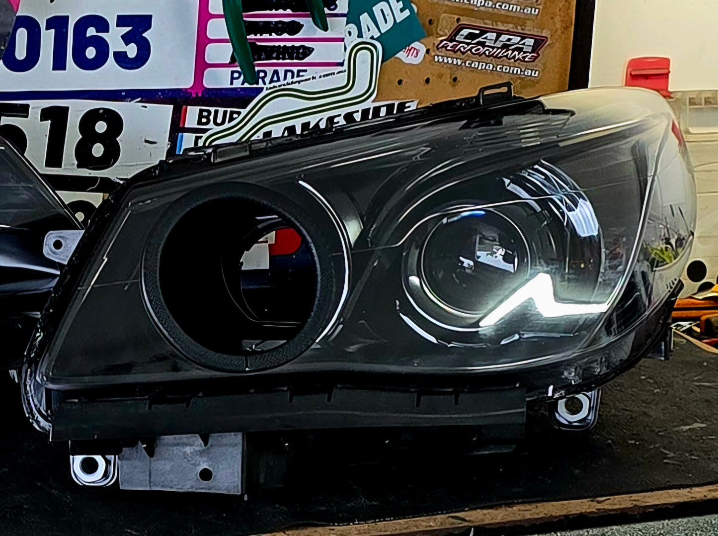 Commodore Induction Headlights - Suit Turbo or Procharger/Vortech